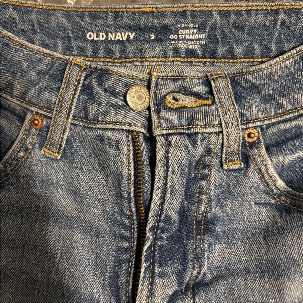 Old Navy high rise curvy OG straight Jeans